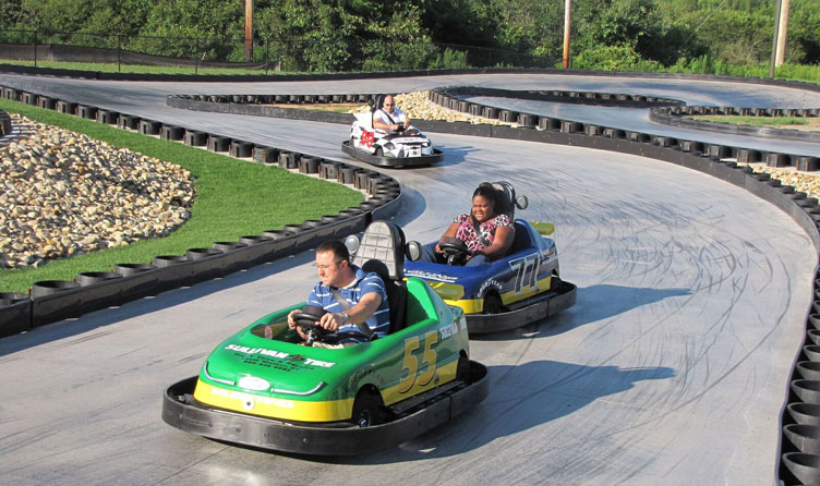 Go-kart track in Wells, Maine