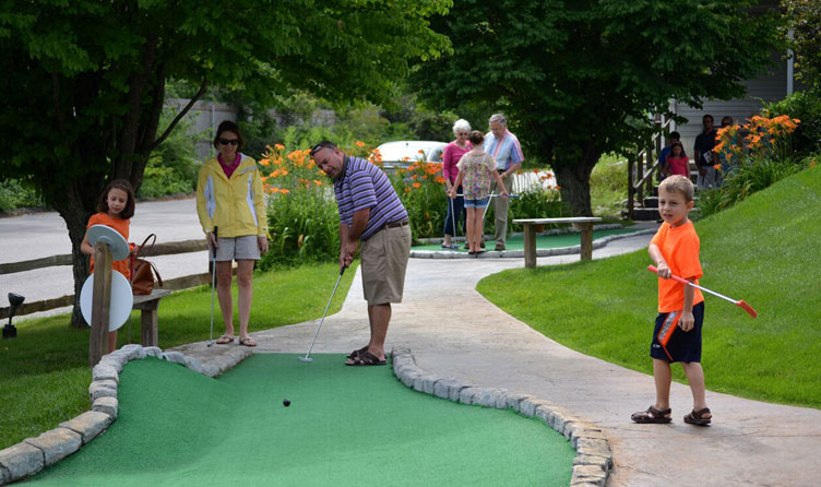 Miniature golf course in Wells, Maine